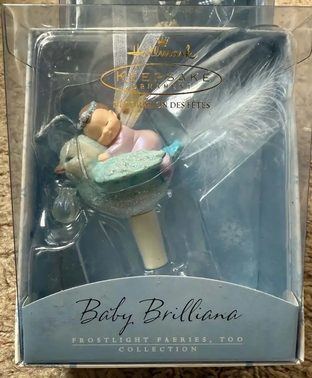 Hallmark Keepsake Ornament 4-Piece Set: Baby Delandra, Baby Candessa, Baby Estre